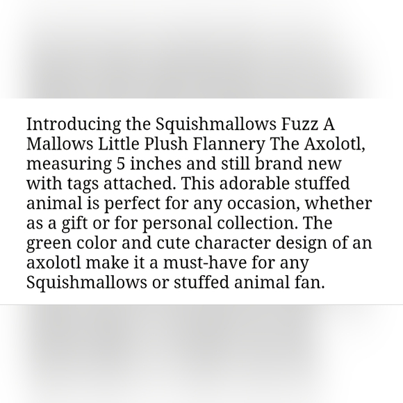 Meet the little plush FLANNERY. - Picture 6 of 6